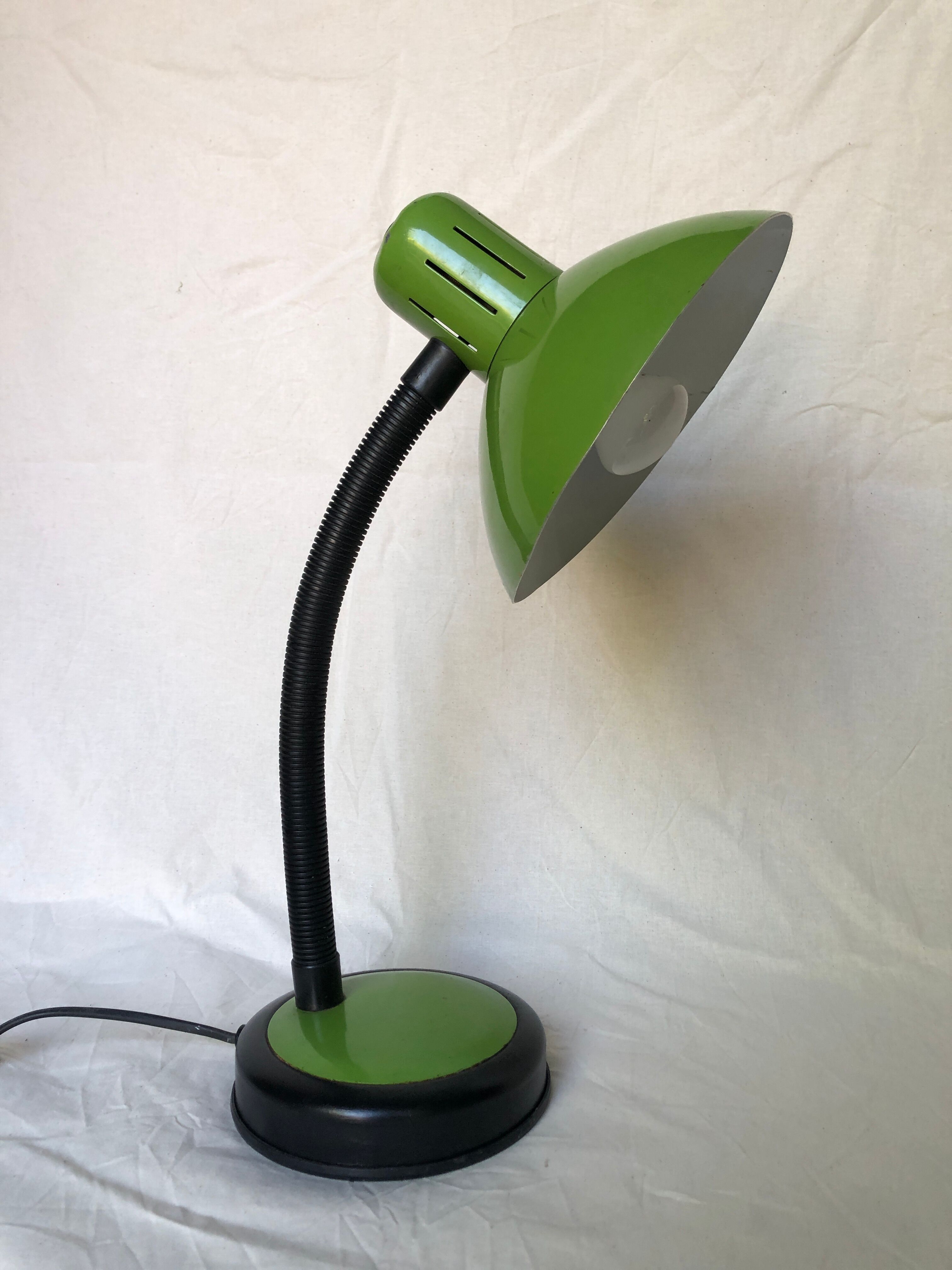 Desk lamp Veneta Lumi green, 70s / 80s