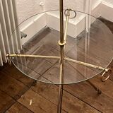 Brass and glass floor lamp 60s