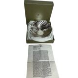 Ercuis, 20th century silver-plated ruffled pocket emptier