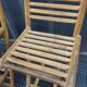 Trio of bamboo bar chairs