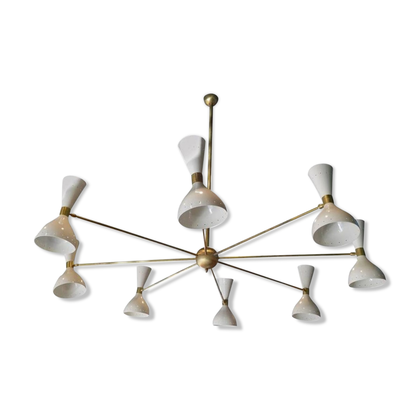 Chandelier in the style of the Italian creations of the 50s