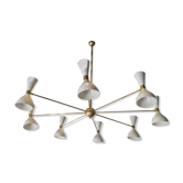 Chandelier in the style of the Italian creations of the 50s