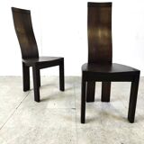 Set of 8 dining chairs by Rob & Dries van den Berghe, 1980s