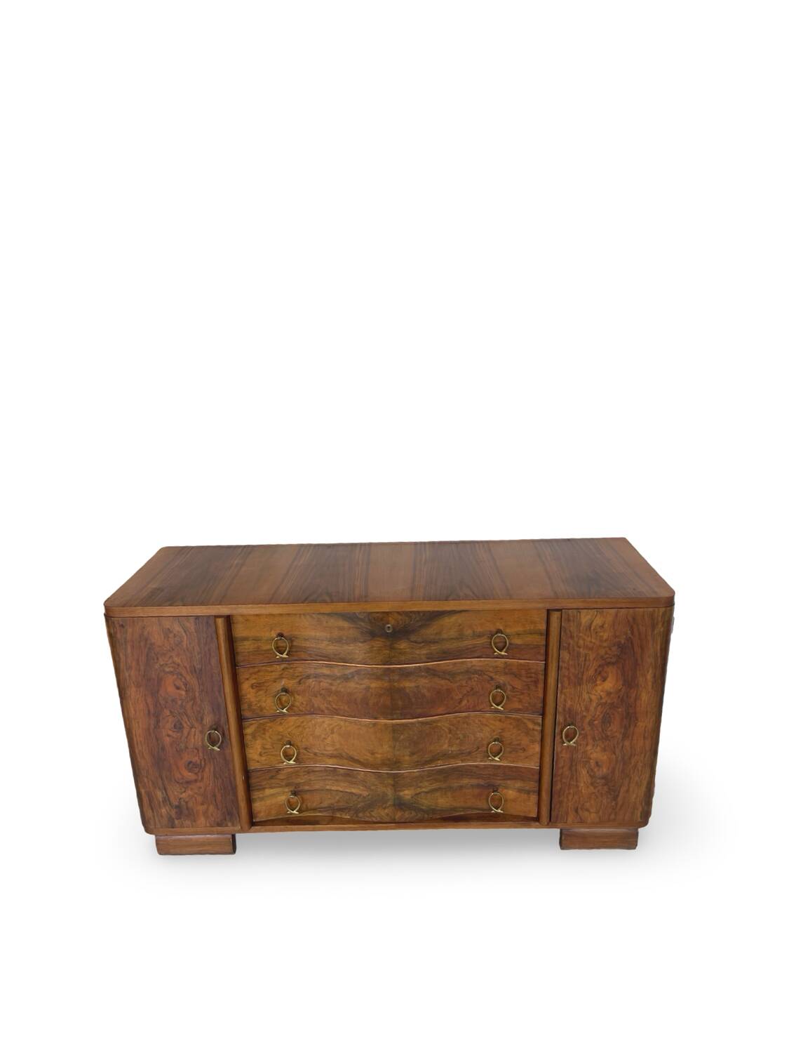 Italian Art deco walnut sideboard