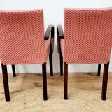 Two vintage bridge armchairs