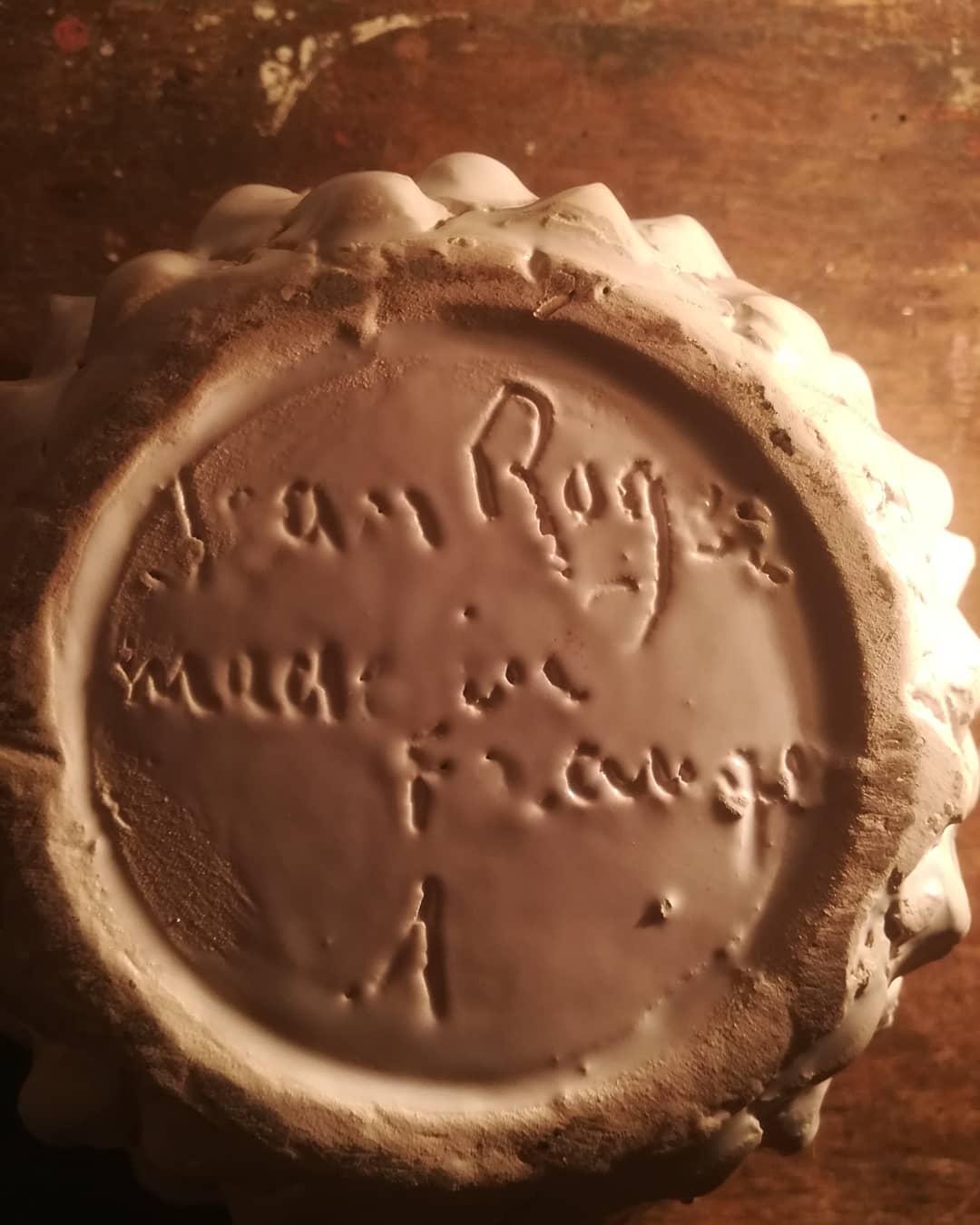 Ceramic pineapple jean Roger 1950