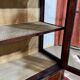 Vitrine anglaise en acajou fin XIXème