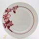 6 Pexonne flat plates, Opaque Porcelain Manufacture FF model Avril.