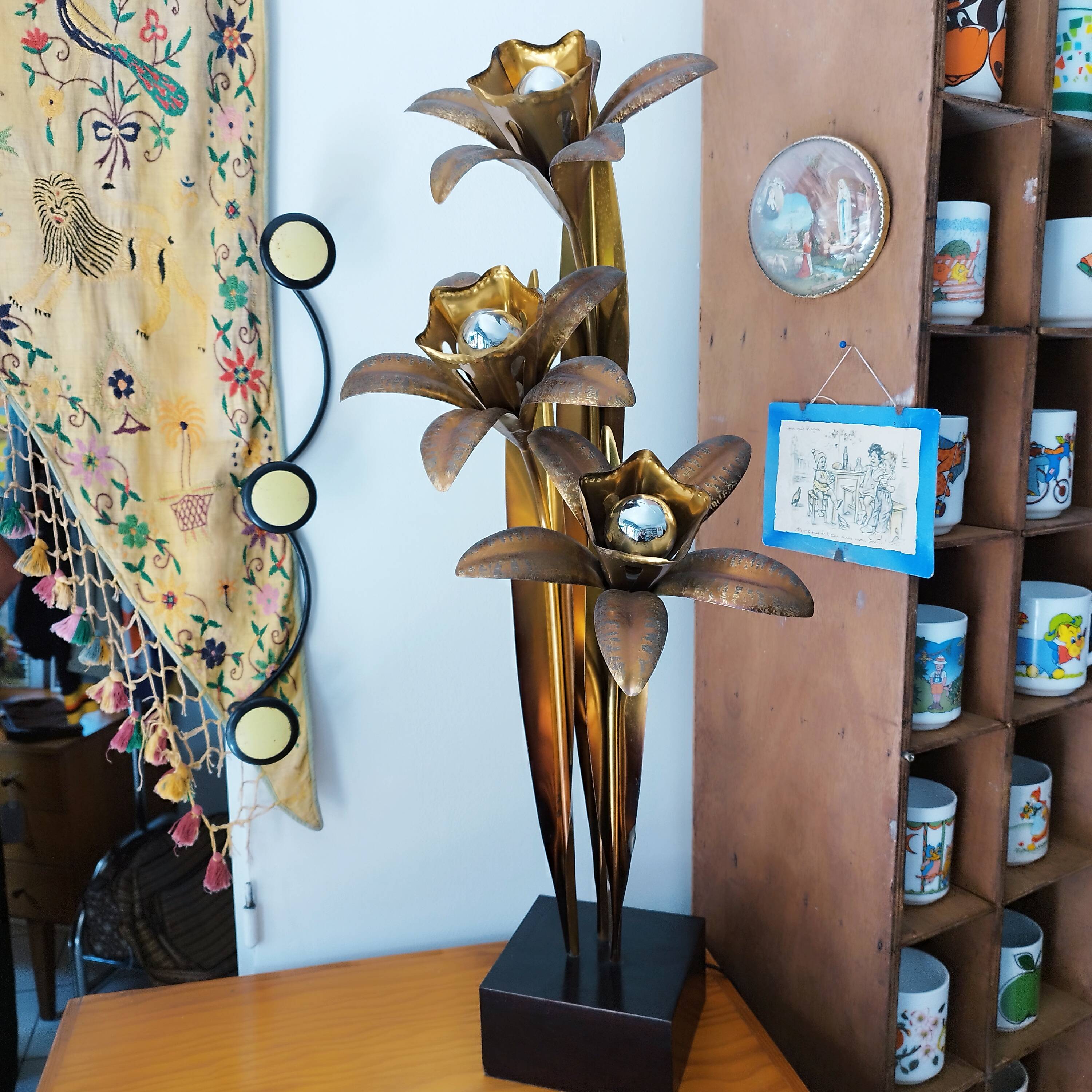 "Narcisse" lamp in Maison Jansen style