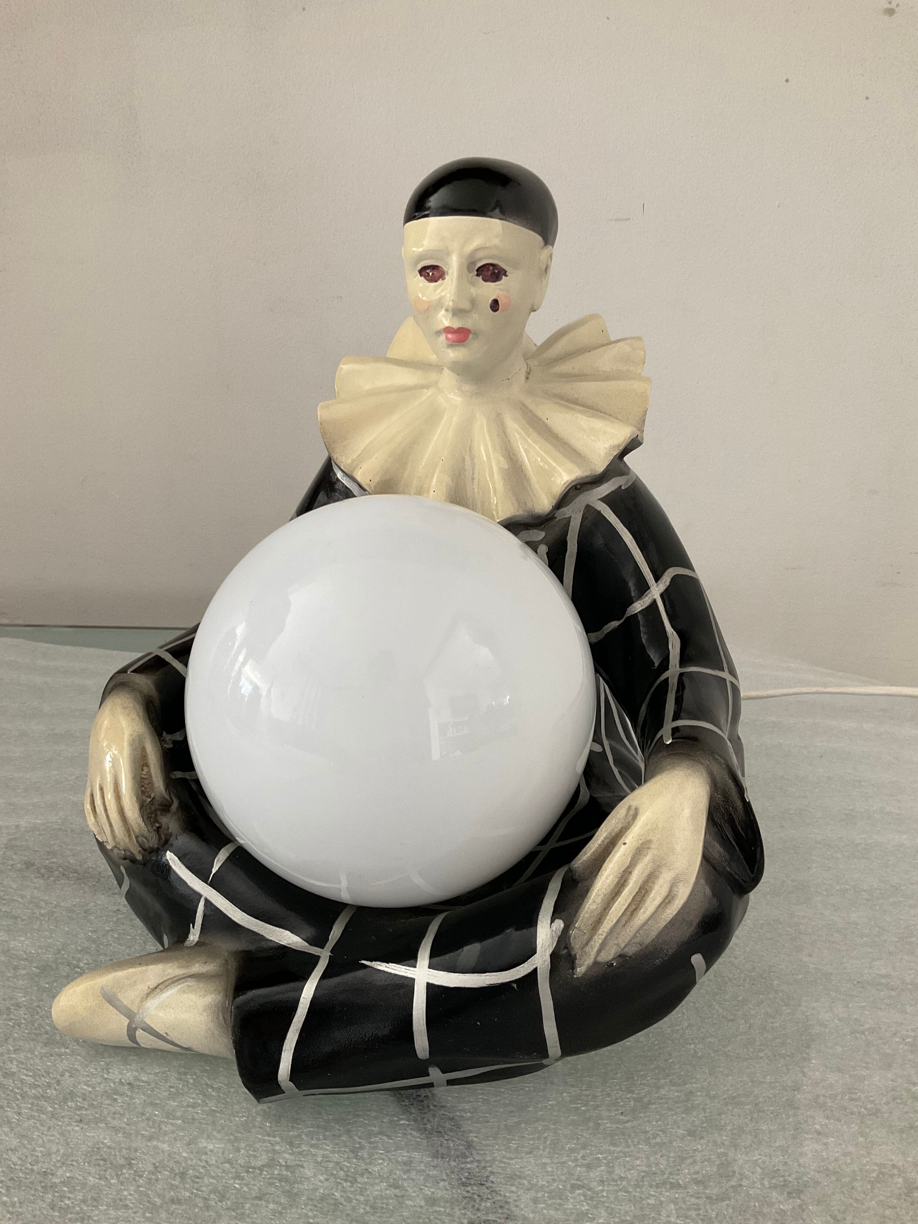 Vintage Pierrot lamp from the 50s and 60s