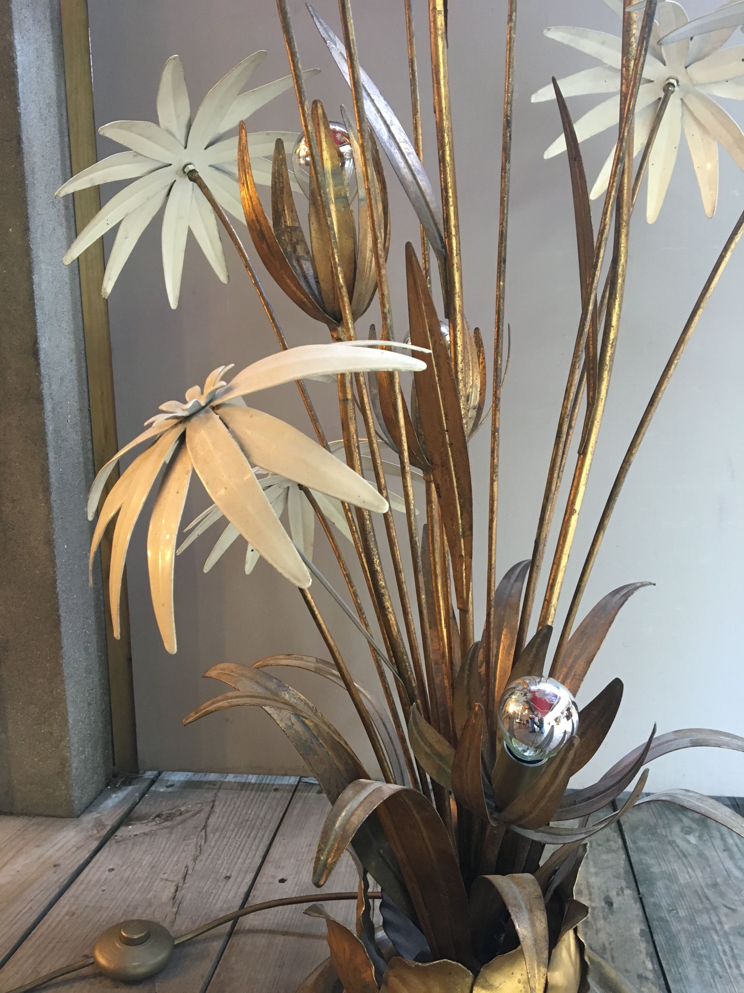 Lampadaire floral Hans Kögl, 1970