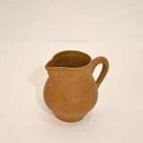 Milk stoneware pot