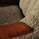 Scandinavian vintage wool boucle sofa, Norway 1960's