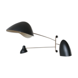 Swing arm mid-century wall lamp