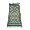 Green kilim rug 93x189cm