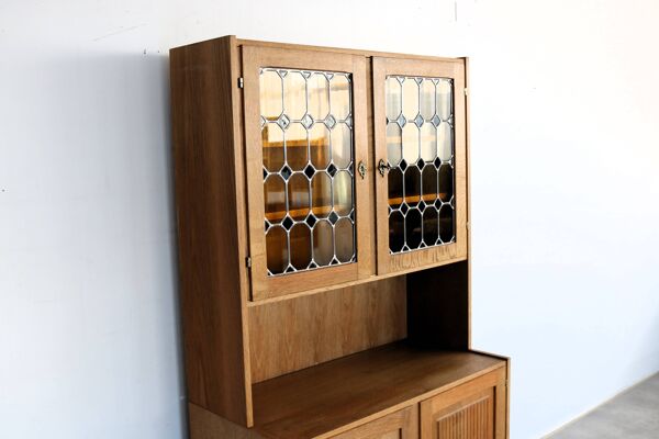 vitrine vintage   armoire   brutaliste   années 1960   danoise