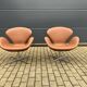 2x Fritz Hansen Swan chair by Arne Jacobsen, NEW condition!!