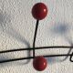 Coat rack 6 patères vintage balls 1960 - 50 cm
