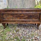 Old wooden planter