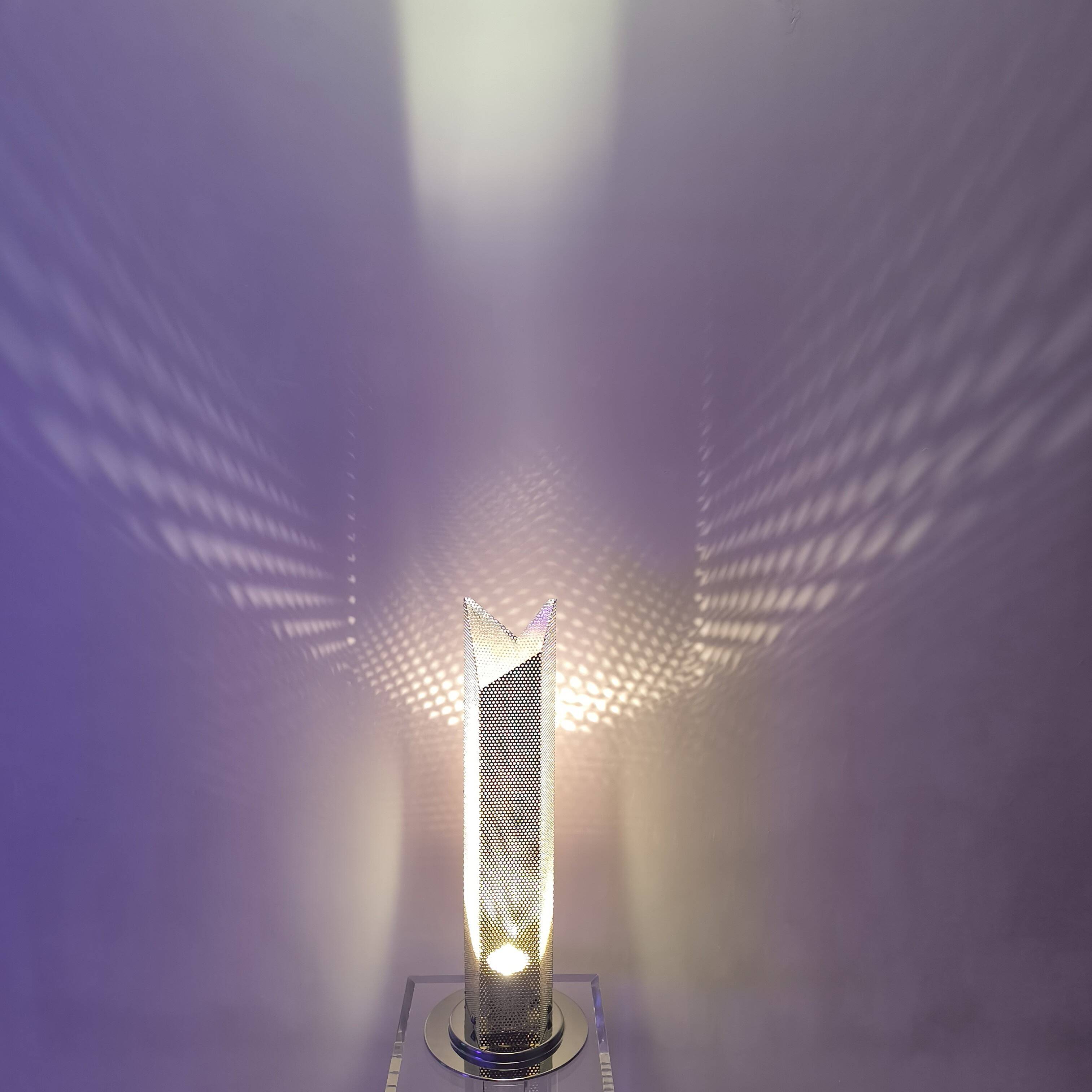 Postmodern "Skyscraper" lamp – Italy, 1980s