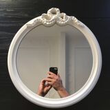 White ribbon mirror