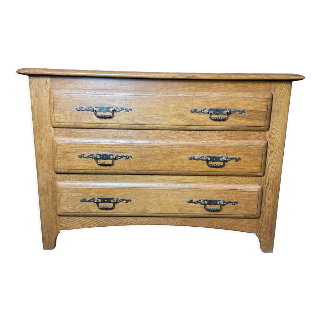 Commode rustique en chêne massif | Selency