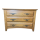 Rustic solid oak chest of drawers