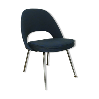 Chaise conférence bleu Saarinen pour Knoll