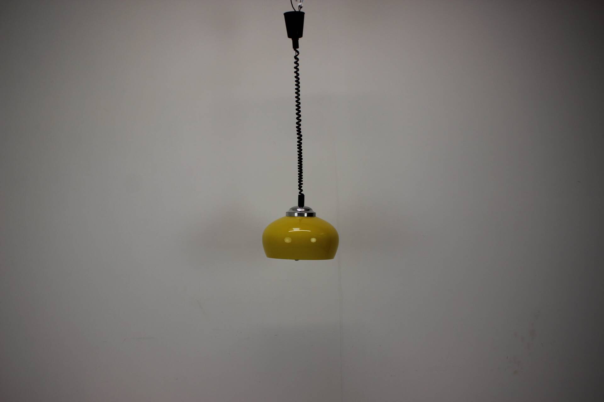 Adjustable Mid Century Pendant in the style of Meblo, 1980's, Czechoslovakia