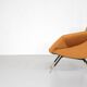 Pair of fabric armchairs, Italy, 1960s.