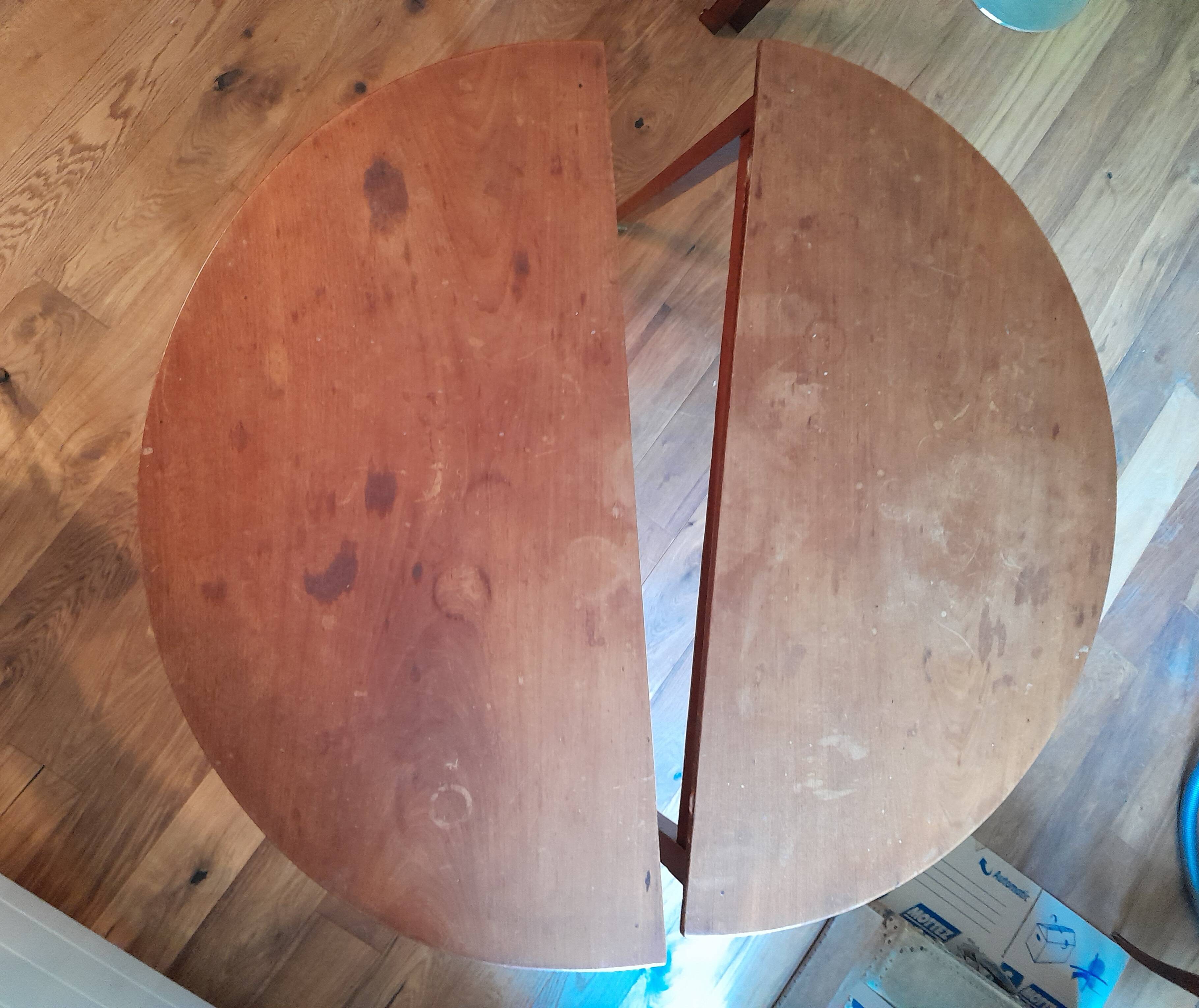 Louis XVI half-moon table