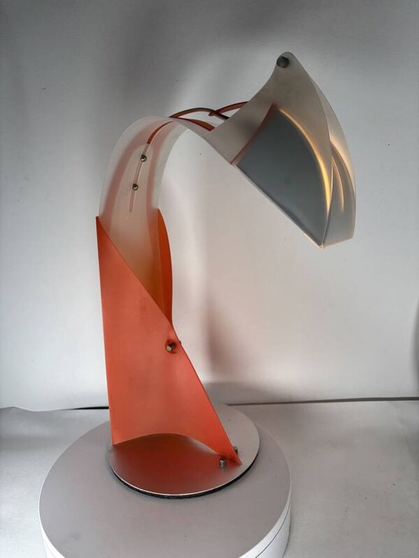 Lampe Slamp Parker Datti XL orange Italie 2000