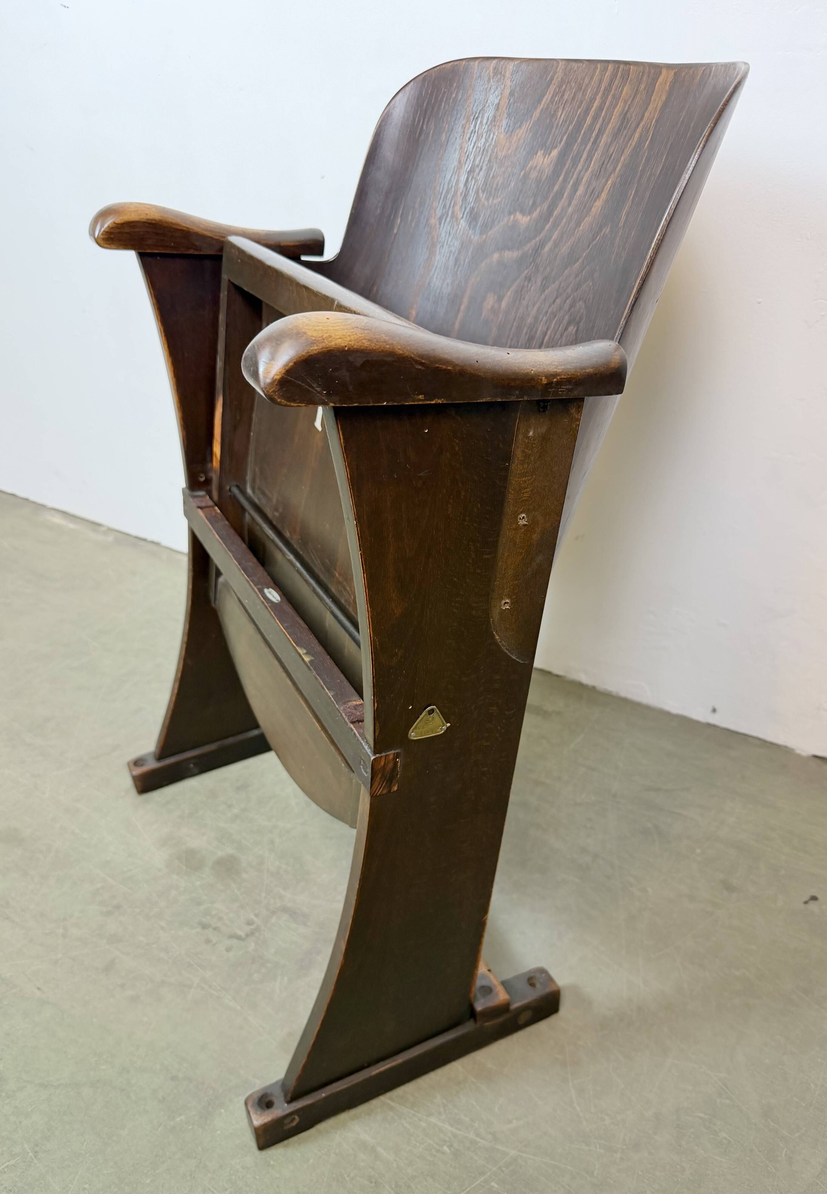 Vintage Cinema or Theatre Seat from Thonet, 1950s