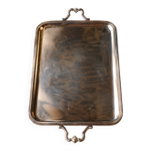 Silver-plated metal tray gallia christofle