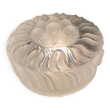 Art Deco pressed glass ceiling light Lumisec