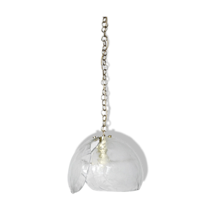 suspension en verre de Murano mazzega de Kaiser Leuchten 1960s