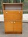Vintage Scandinavian bright secretary with 3 doors from the 1960s.