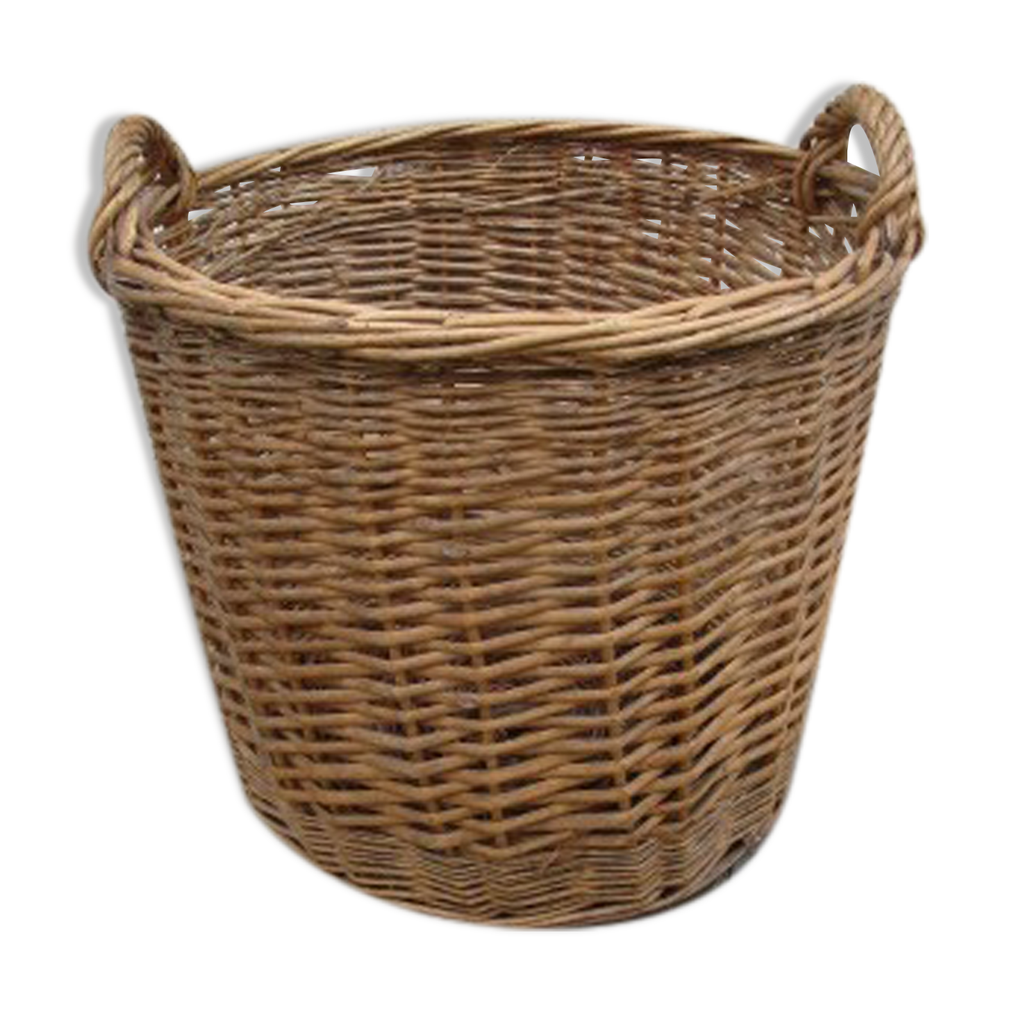 Basket in old wicker