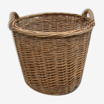 Basket in old wicker