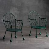 Sculptural Garden Armchairs, France, 1950s