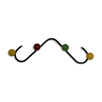 Vintage wall coat holder