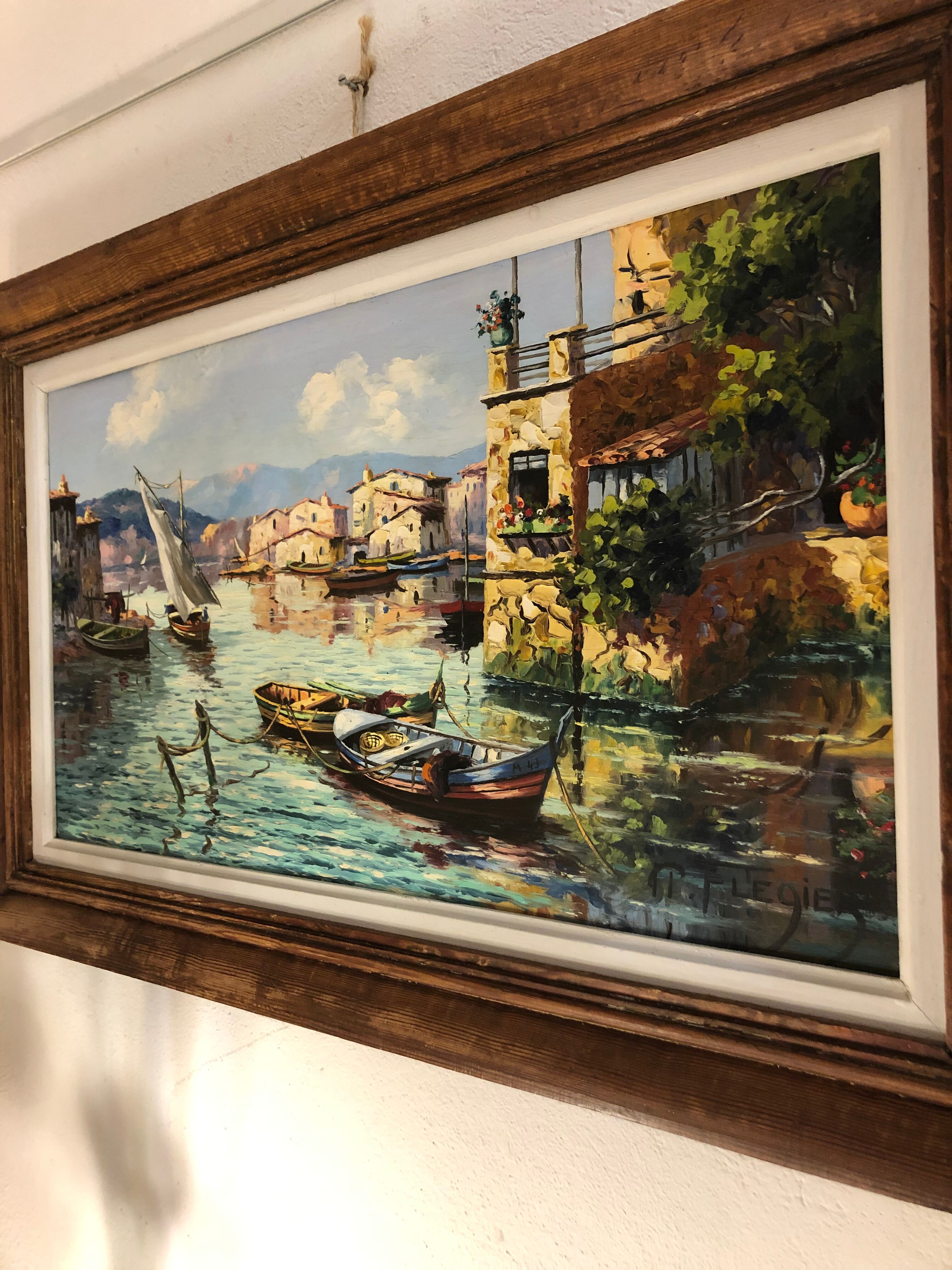 Painting by Max Flegier (XXth)