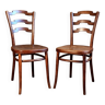 Pair of Horgen-Glaris bistro chairs early 20th century