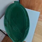 Green sarreguemines fish dish