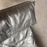 Chaise Longue Skye en Cuir Noir par Tord Björklund pour Ikea, Suède, 1980