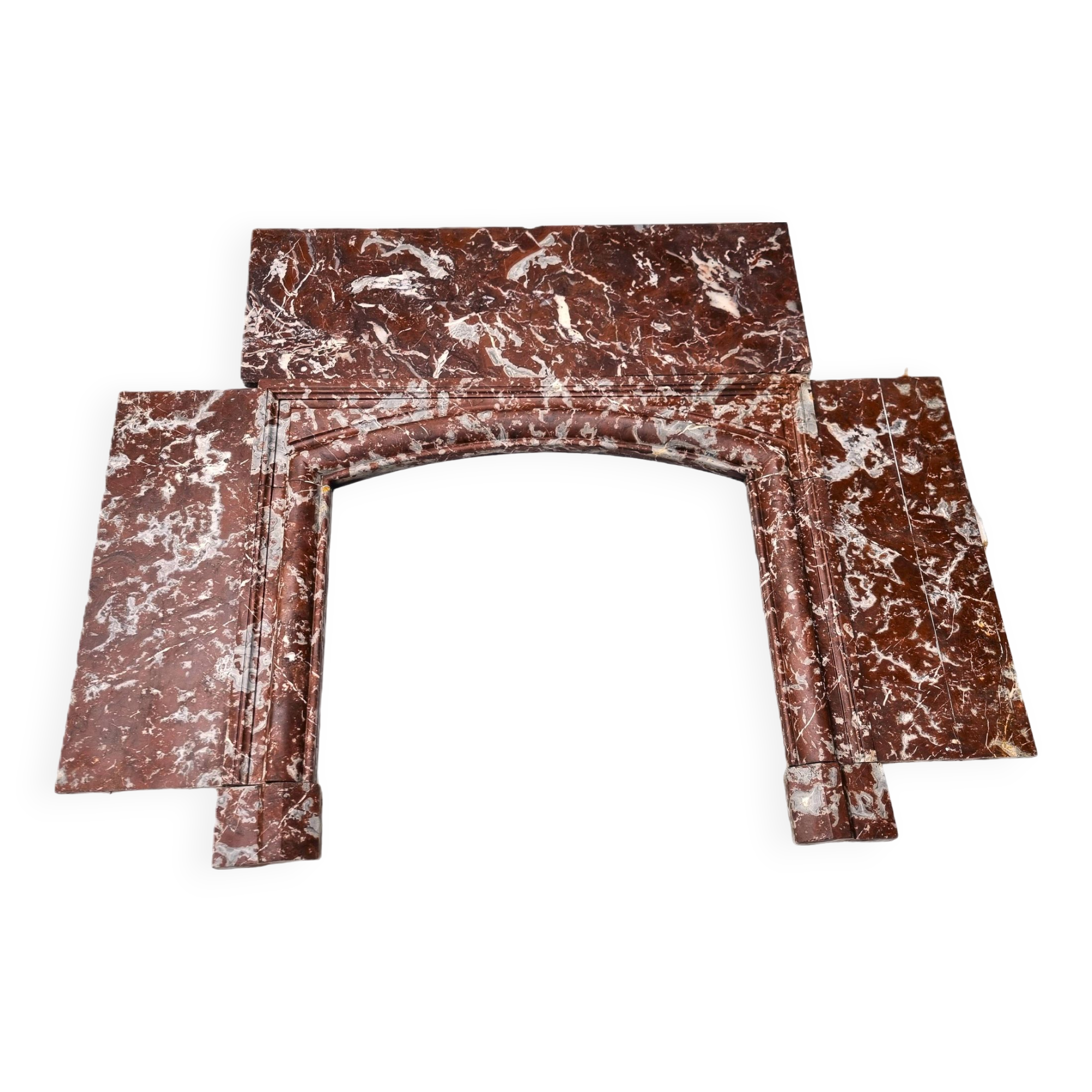 Louis XIV fireplace in Languedoc marble