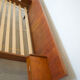 Danish Mid-Century Teak Floating Double Bed, 1950's.