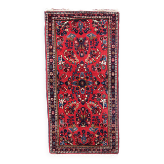 Tapis vintage fait main Sarouk 66cm x 130cm - 1C998