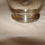 silver-plated ice bucket "with lion heads" from the 1970s