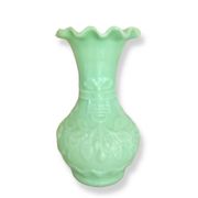 Vase en verre opalin Art Nouveau Portieux Vallerysthal